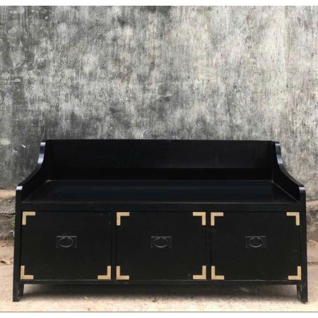 YC08-076 : Ghế Băng Gỗ Có Ngăn Lưu Trữ Chứa Đồ